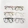Transparent Tea Frame Oval Myopic Glasses Women 156 Single Anti Blue Rays Prescription Spectacles Diopter 0 -0.5 -0.75 To -6