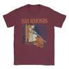 T-shirt Grafica Unisex Sir Rhosis Cavaliere Ubriaco Medievale Divertente Meme Magliette in Cotone Manica Corta Girocollo Novità