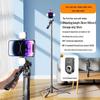2026 Four-Axis 360° Rotating Anti-Shake Selfie Stick and Universal Floor Tripod for Mobile Phones