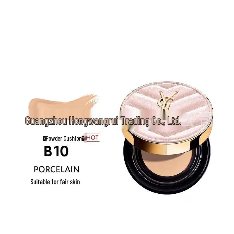 YSL Black Leather Cushion Foundation: Moisturizing, Concealing, Natural Finish BB Cream in Pink.