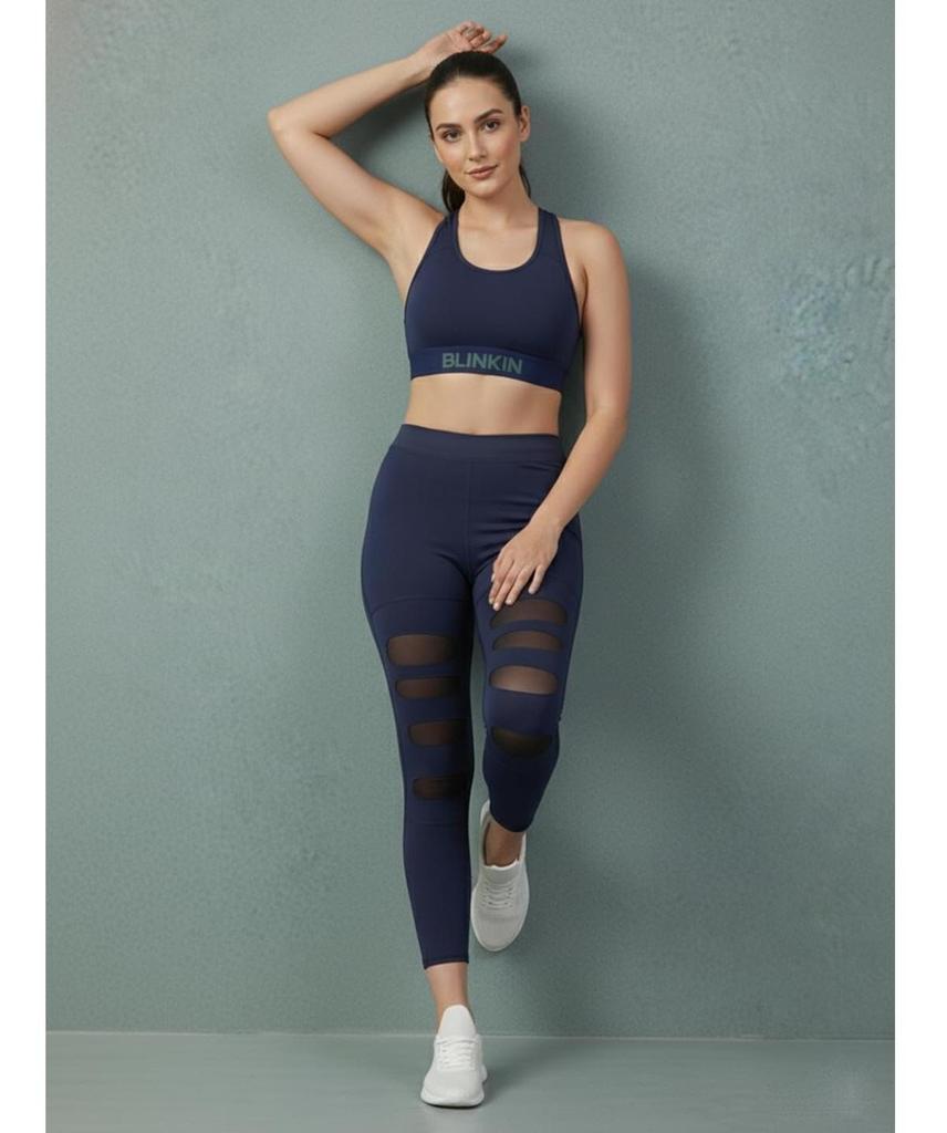 Women's Sports Tights & Leggings with Mesh Insert : Ideal Gym Wear for Woman Active Wear, Yoga & Fitness