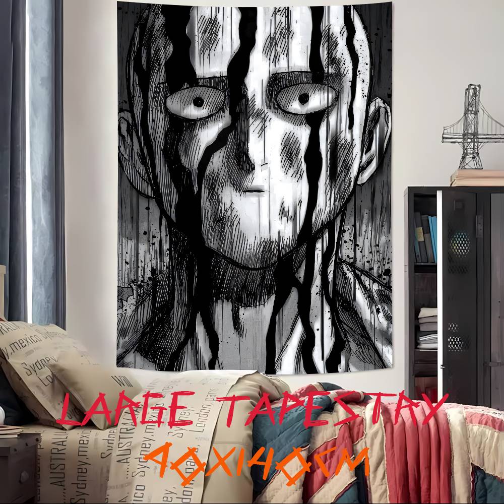 Large HOT Popular Cool Anime One PPunchS Top Man Tapestry Decoration Bedroom Dormitory Background Tapestry