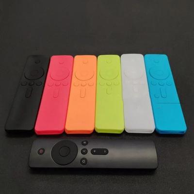 Fundas de goma de silicona suave a prueba de polvo para Control remoto, Fundas protectoras remotas para Control remoto por voz Xiaomi 4a4c