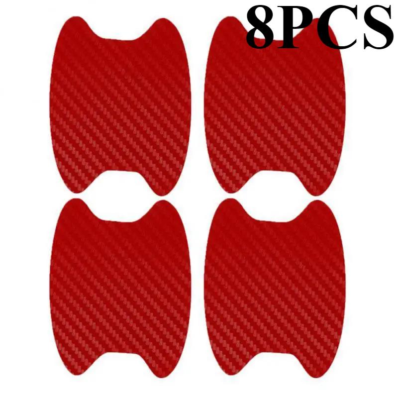 Kratzfeste Hülle aus Kohlefaser Wasserdicht Universal Kohlefasertextur Autostyling-Zubehör Schutzaufkleber