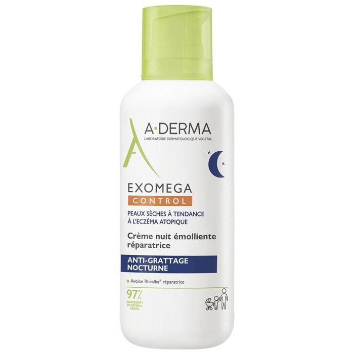 A-Derma Exomega Control Crème Nuit Émolliente Réparatrice 400ml