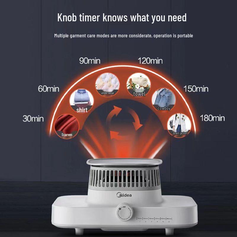 Midea Compact Clothes Dryer - Portable Quick-Dry Heater for Dorms
