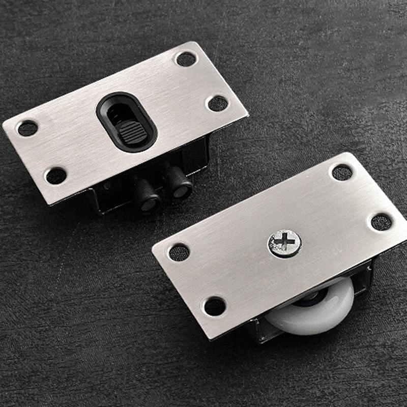 Sliding Door Roller Heavy Mute Cabinet Wheel Pulley Runners For Wardrobe Window Furniture Hardware Upper And Under Wheel