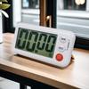 LCD Digital Countdown Timer for Baking Cooking Magnetic Waterproof Shower Alarm Clock Kitchen Bathroom Refrigerator Reminder