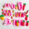 Carrot Silicone Mold DIY Fondant Chocolate Cake Decorating Candy Gum Paste Polymer Clay Cupcake Topper Baking Mold for Easter