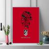Atletico Madrid Football Crest 100% Round Full Drill 5D DIY Diamond Painting Embroidery Cross Stitch Rhinestone Decor
