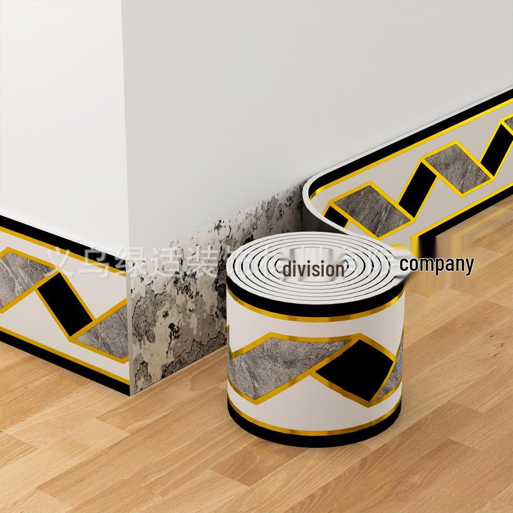 Marmoroptik Selbstklebende Fliesen-Sockelleiste & Wandaufkleber