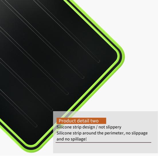 Food Chopping Board Rounded Edge Widely Used Easy To Clean Convenient Quick Thaw Tool Kitchen Supplies