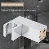 Square Shower Head Holder Wall Mount Shower Bracket Sturdy Handheld Shower Holder  Hotel Bathroom
