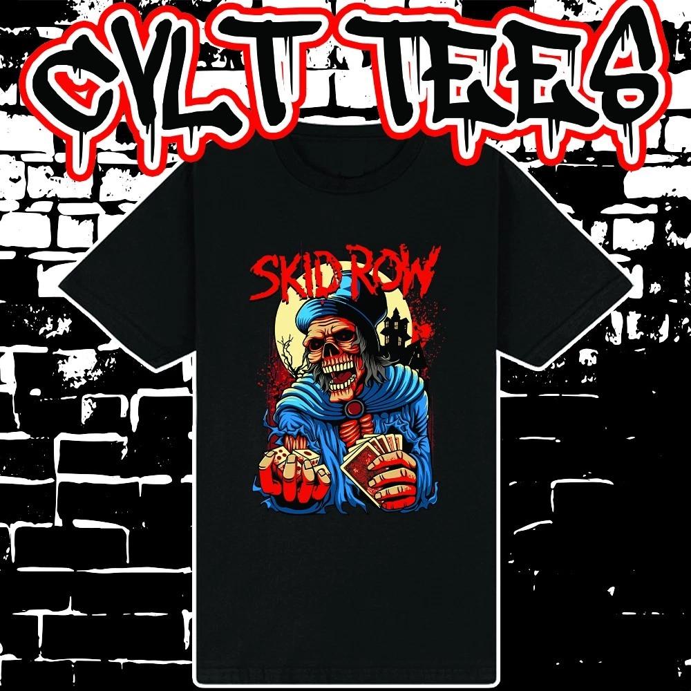 Men s and Women s T-shirts Skid Row Band Tee 100% Cotton L