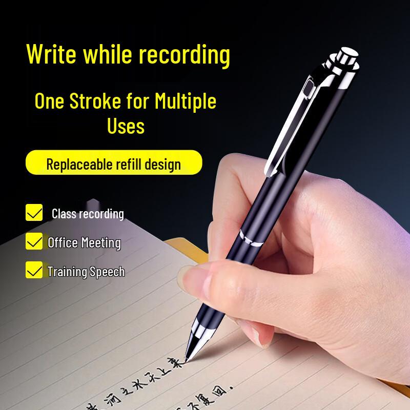 Ke AI V-09 HD Hlasový záznamník: Přenosný, Profesionální, Inteligentní Redukce Šumu a Převod Hlasu na Text