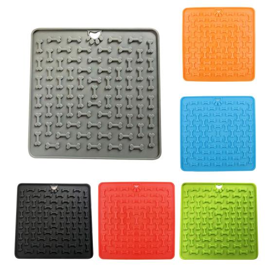 Pet Slow Food Mat for Dogs And Cats Soft Silicone Bowl