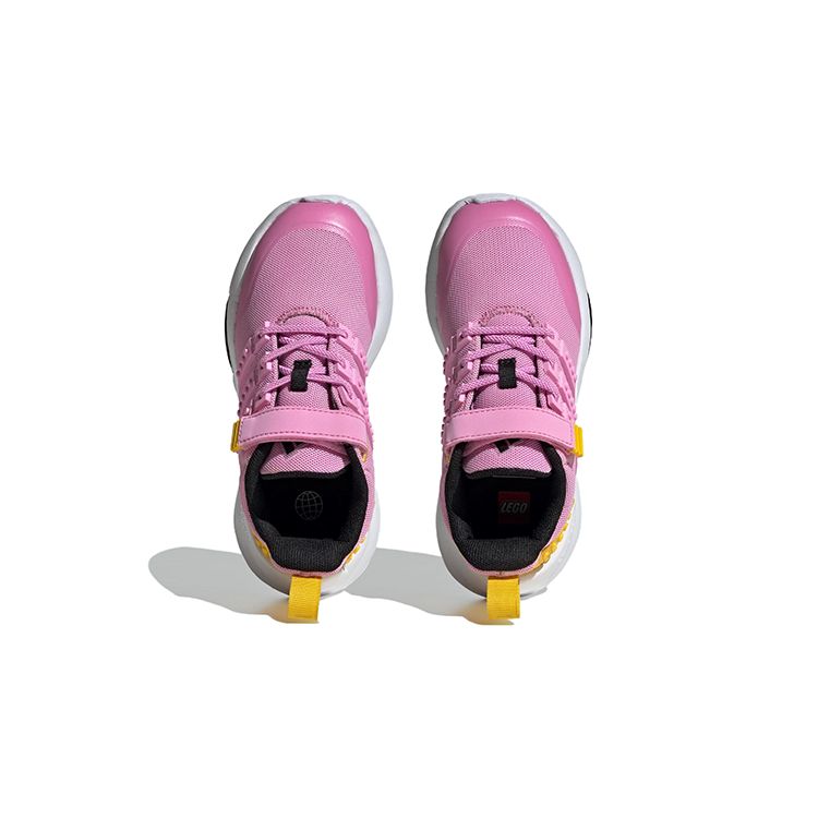 Adidas Lego X  Neo Racer TR21 Mesh Comfortable Versatile Durable Low-Top Kids Running Shoes Kids sneaker Pink Yellow ID7366