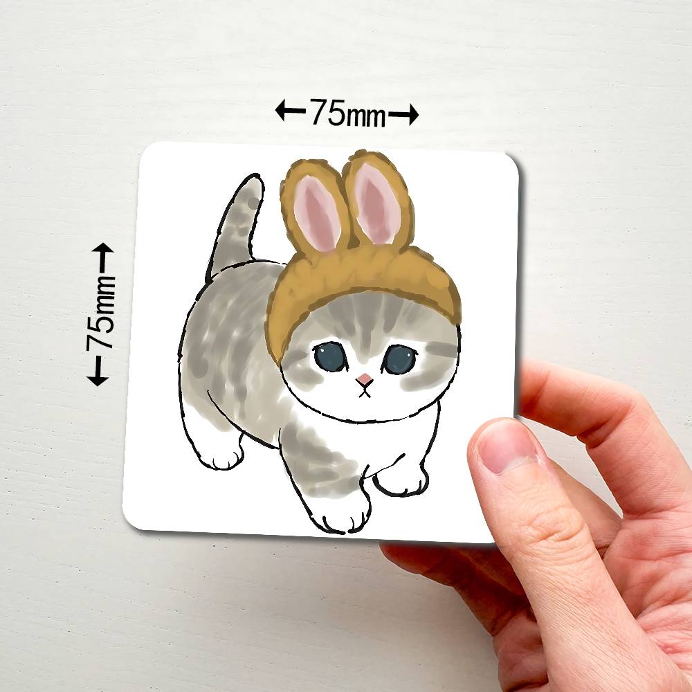Hand Drawn Cute Cat Magnetic Refrigerator Magnets Soft Magnetic Decorative Stickers, Personalized Kitchen Refrigerator Magnets