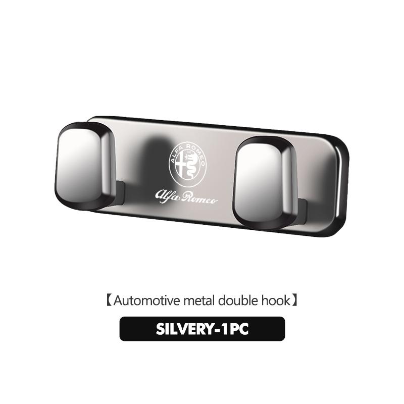 2026 Heißer Aufkleber Multifunktionales Auto-Logo Selbstklebender Haken Schlüsselaufbewahrung Halter Befestigungshalter Zubehör Für Alfa Romeo Giulia