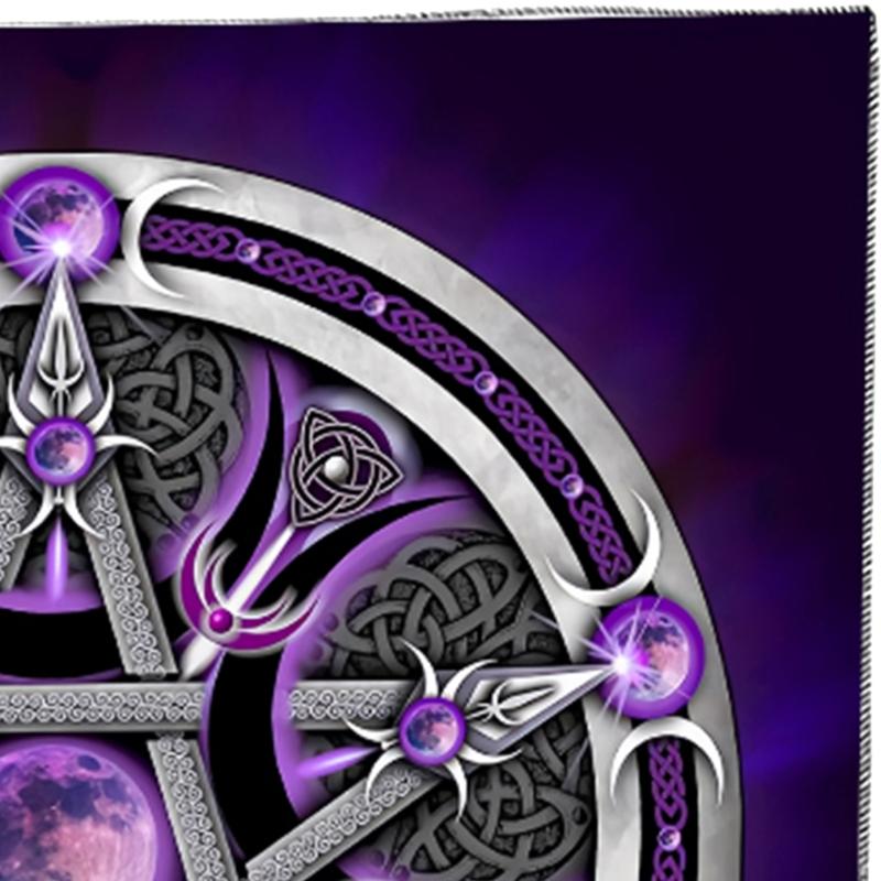 Divinations Tablecloth Star Symbol Astrology Tarots Card Tablecloth Altars Cloth Divinations Board Game Accessory