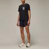 Adidas Running Shorts Y-3 Logo Comfortable Side Overlapping Design Men Shorts Black IN8747
