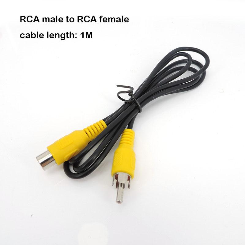 1m Audio video 2 3 RCA Cable male to 2 3 RCA male female Jack Plug Stereo to 2RCA 3RCA Socket AV Adapter connector cord Media
