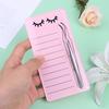 Acrylic Novel Lashes Palette Holder Eyelash Display Board With Magnetic Design For Eyelash Tweezers Storage