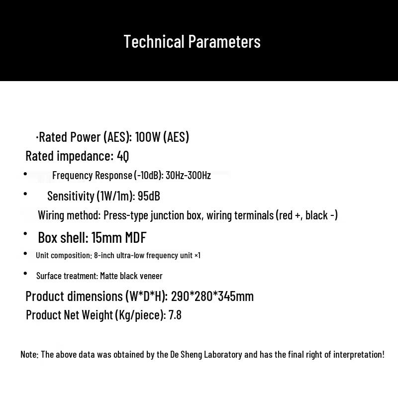 TAKSTAR EKC-6SW 2024 Model Subwoofer
