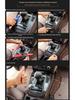 Compatible Carbon Fiber Interior Accessories for VW Golf 7: Console, Gear Shift, Cup Holder, A/C, Navigation Decor.