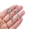 For Women Cross Stainless Steel Clip On Earrings Men Ear Clips Ear Cuff Korean Stud Earrings