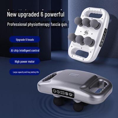 Massageador Muscular de Relaxamento Transfronteiriço com Seis Cabeças: Vibração e Terapia de Fáscia Profunda para Uso Doméstico