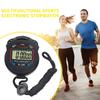 Digital Stopwatch LCD Digital Stopwatch Timer with Lanyard Kitchen Stopwatch Multifunction for Swimming Running Sports Training