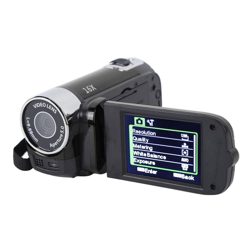 4K 48MP DV Camera 2.7in   Rotatable Screen 16x Digital Zoom Video Camera with USB Cable