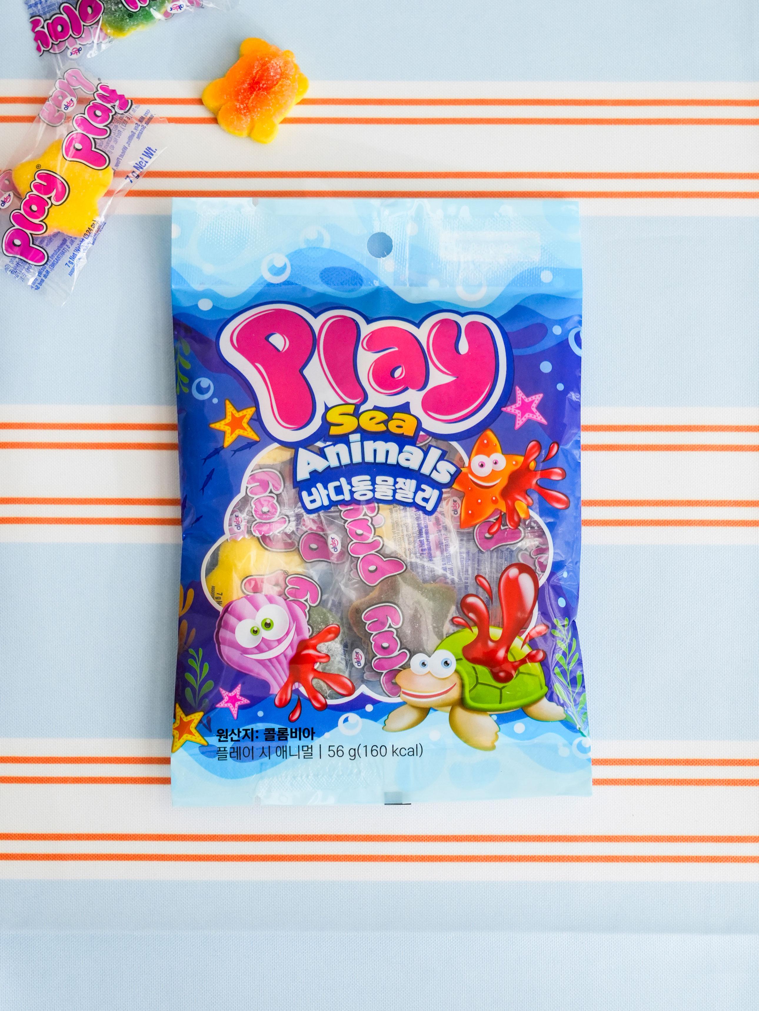 Игривые морские животные жевательные конфеты (56g) 1ea