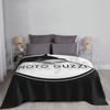 Fan Art Logo White Vintage Blanket Super Soft Warm Light Thin Moto Guzzy Classic Classics Bike