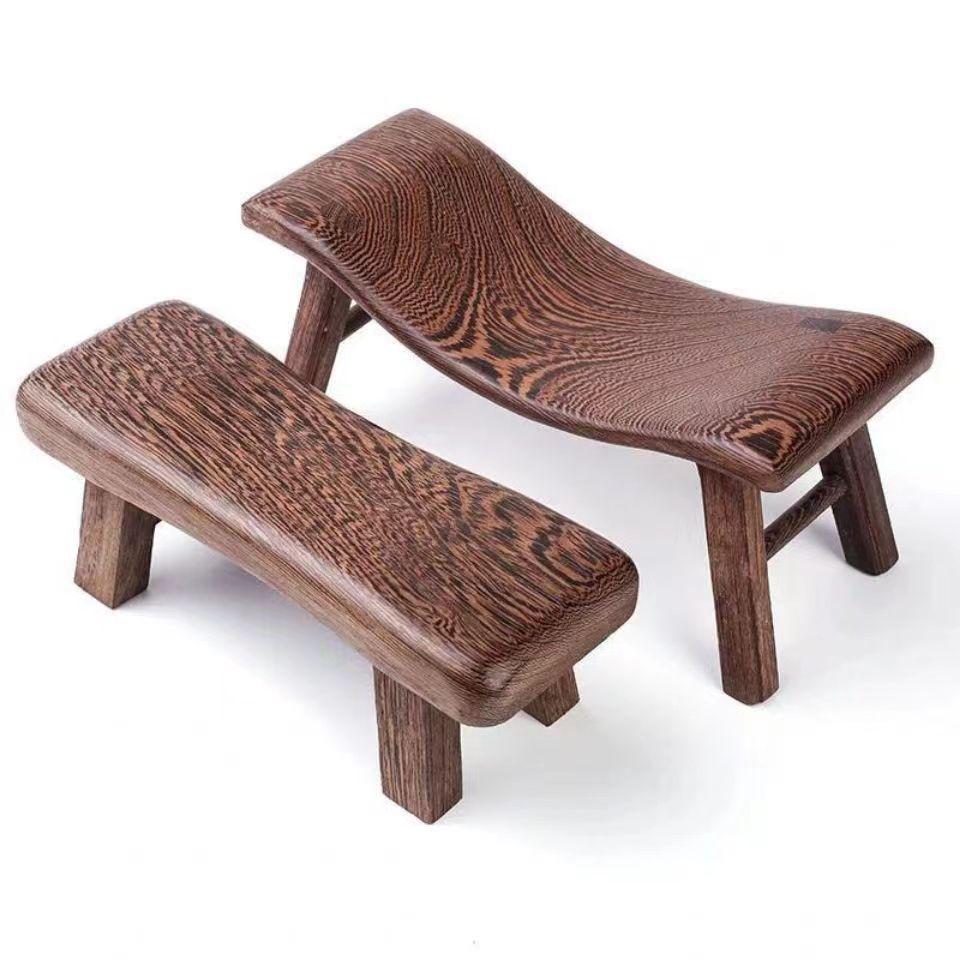 Ebony Wood Curved Cervical Pillow