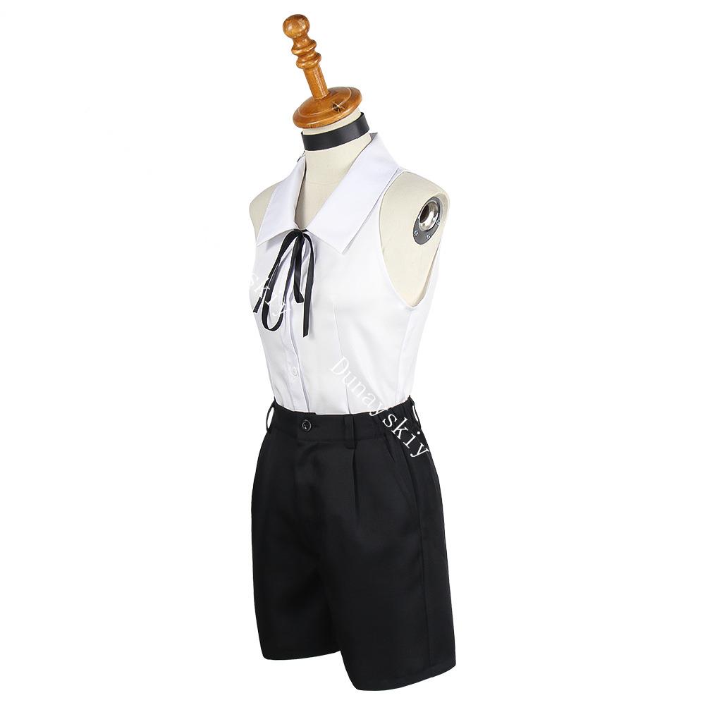 Anime Reze Cosplay Damen Kostüm Bo-mb Shirt Outfits Krawatte Kurzer Hals Reze Perücke Halloween Kleidung