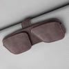 Car Glasses Clip Magnetic Double Clip for Car Sun Visor Easy Install Auto Sunglass Holder Organizer for SUV Sedan Truck Holds 2 Pairs Glasses Cards