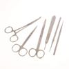 Medical Students Suture Practice Kit Stainless Steel Probe Scissors Tweezers Student Experimental Tool Combination Kit Model