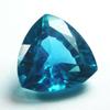 CERTIFIED 7.37 Ct Natural Lite Blue Trillion Sapphire Rare and Unique Gemstone A-1