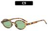 Retro Oval Sunglasses Women Vintage Chic Sunglasses High-End Glasses Uv400 Sunglasses For Trendy Street Outdoor Travel