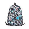 New high-value niche personalized graffiti comics trendy cool backpacks for men and women lightweight large-capacity backpacks