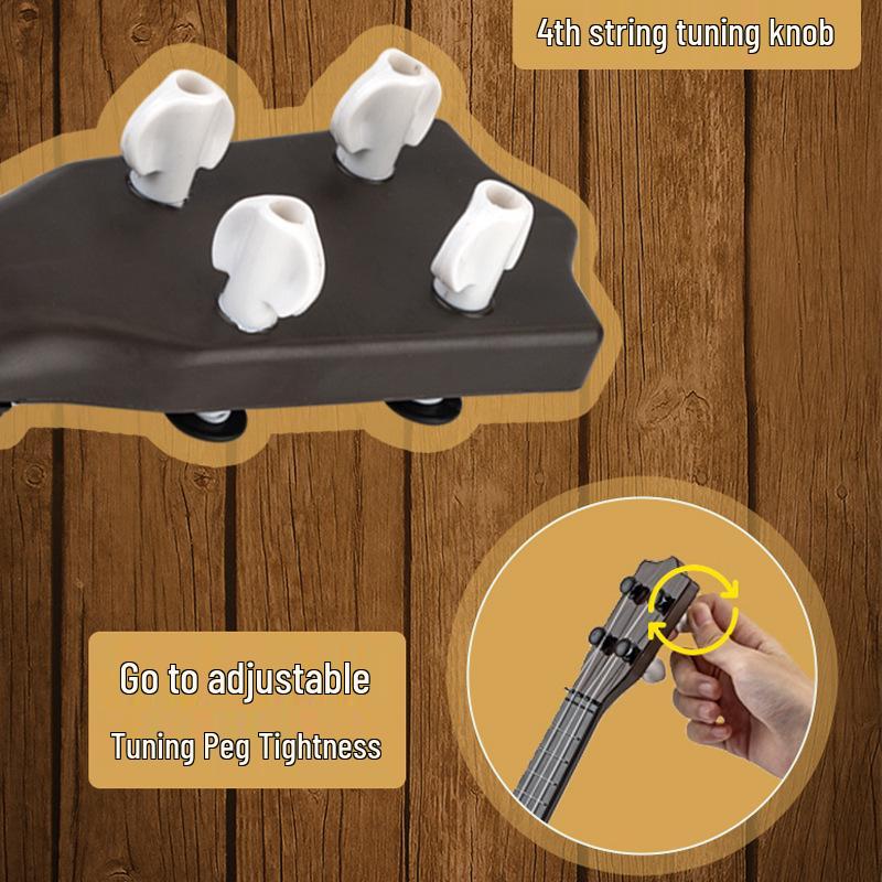 Kids' Four-String Ukulele: Playable Music Toy for Early Education