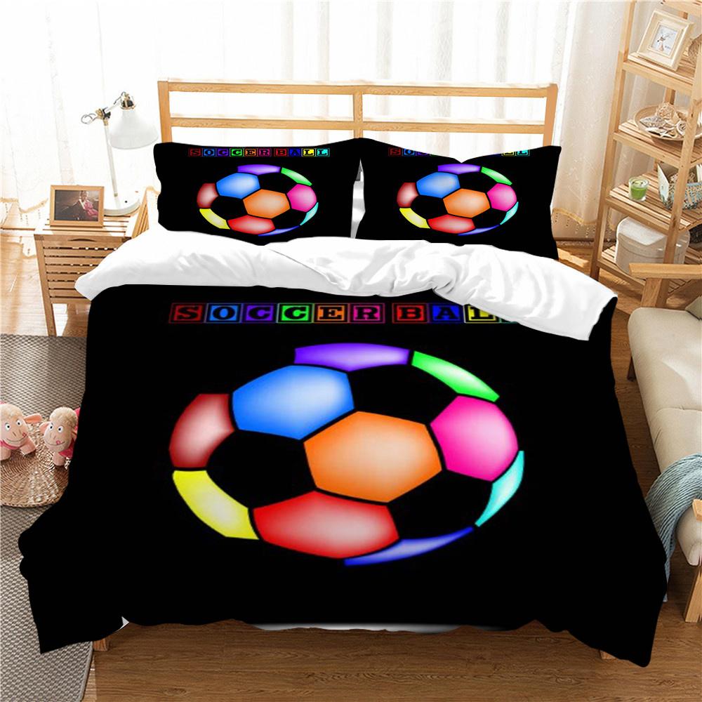 Set de lenjerie de pat cu imprimeu creativ Copii Adolescenți Seturi de lenjerie de pat dublu King Size Textile de casă de lux