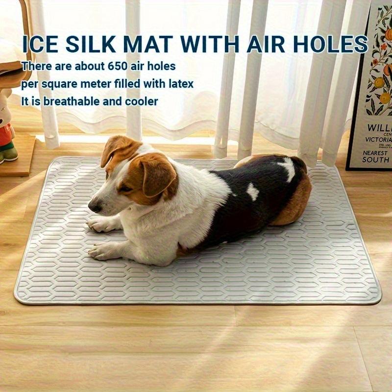 Large Cooling Pet Bed for Dogs & Cats - Extra-Large Summer Cooling Pad with Breathable Mesh & Moisture-Wicking, For Bed, Couch