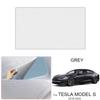 Car Suede Fabric Electrostatic Adsorption Sunroof Sunshade Auto Anti-UV For TESLA MODEL S 2018-2026 Heat Insulation Skylight