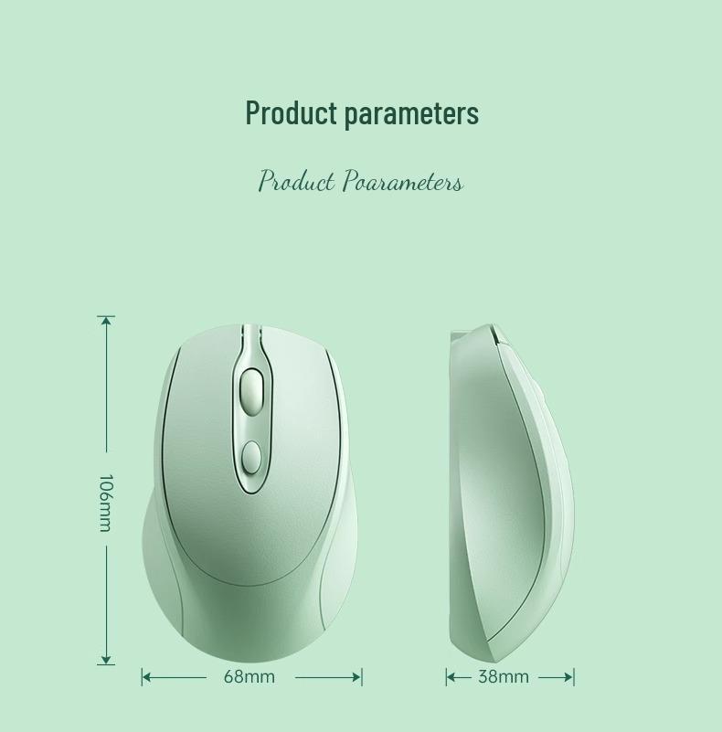 Dual-Mode Silent Wireless Bluetooth Charging Mouse for Laptops