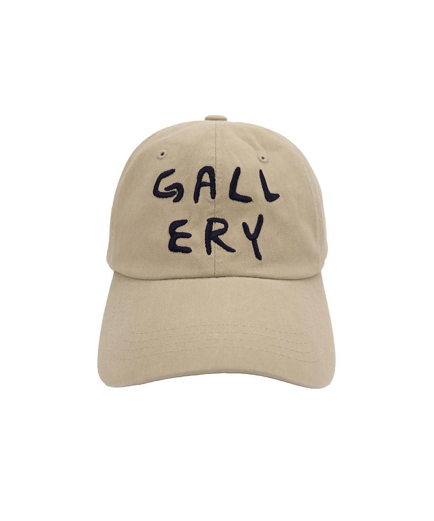 1011 GALLERY Gallery Logo Ball Cap - Beige
