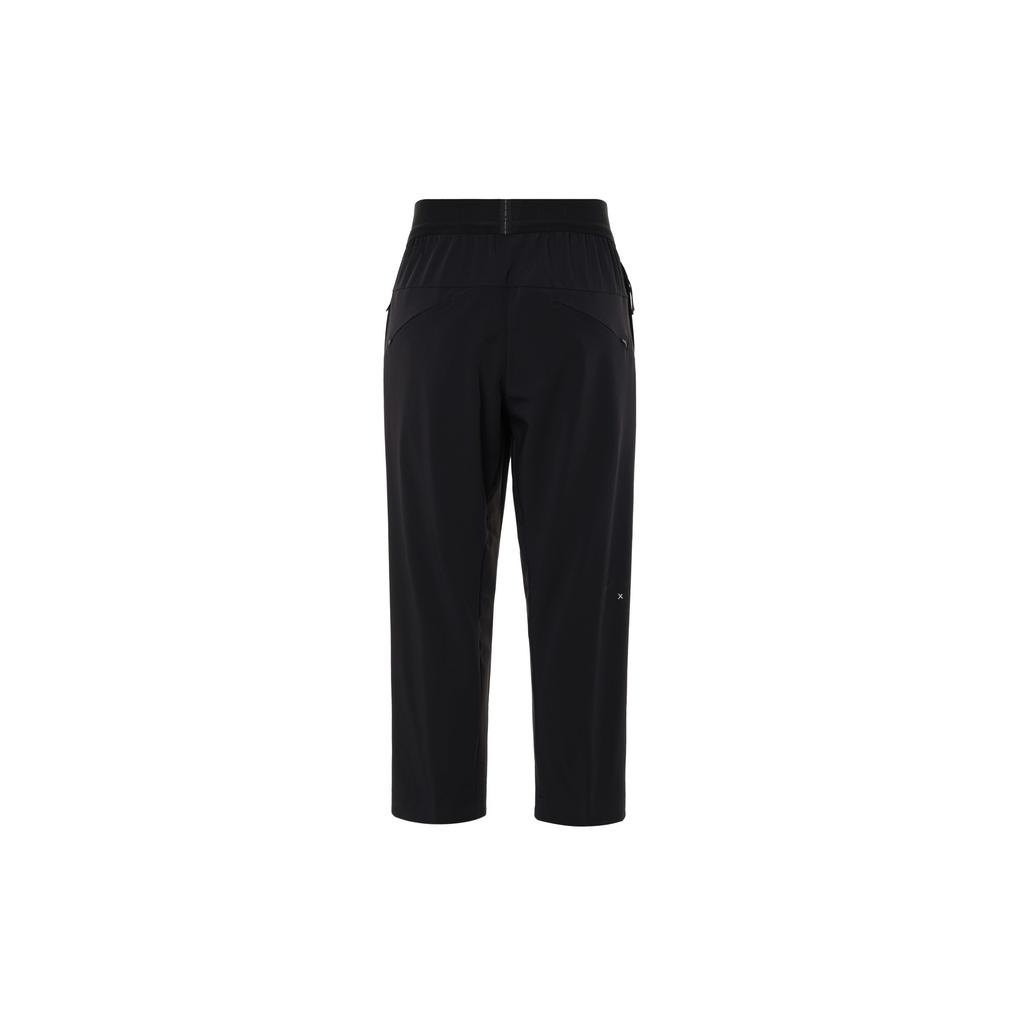 Nike Solid Color Logo Embroidery Drawstring Loose Straight Casual Pants Men Bottoms Black FN3015-010