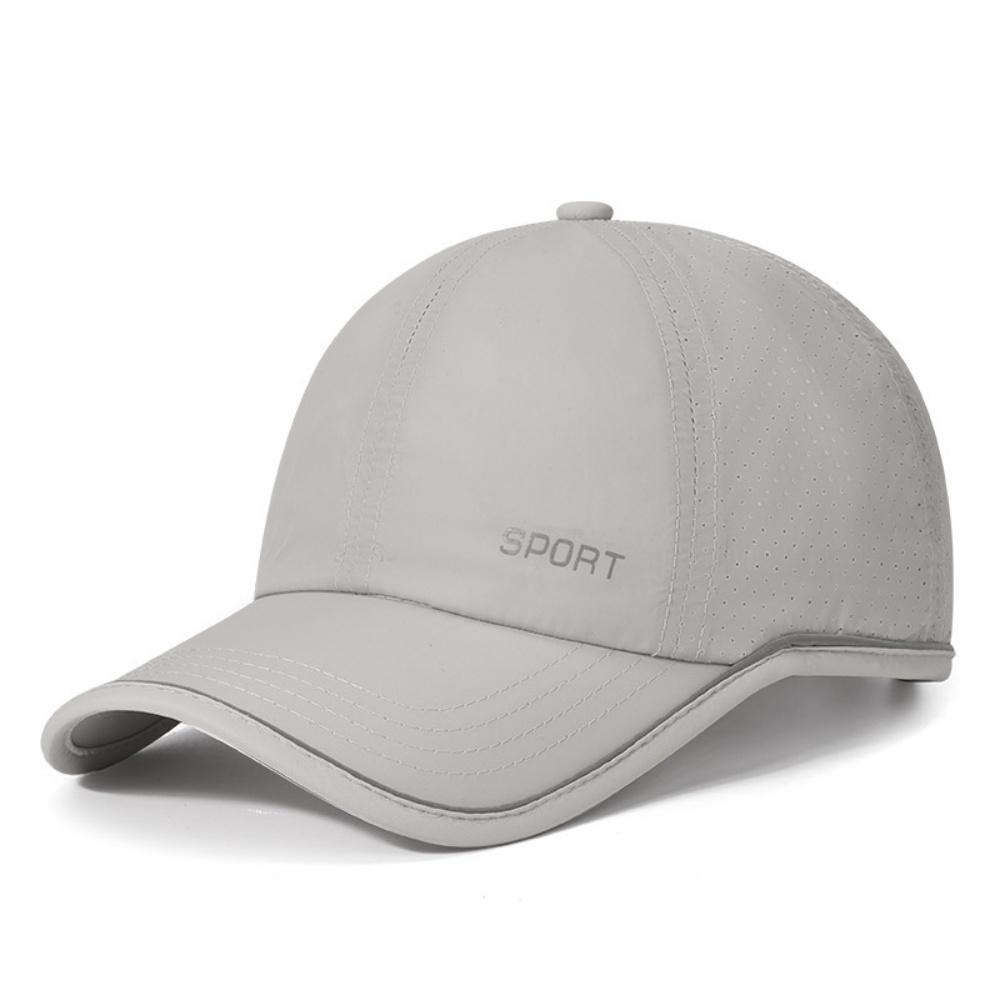 New Summer Lightweight Perforated Breathable Quick-Dry Adjustable Baseball Cap, Unisex for Hiking and Sun Protection Outdoor